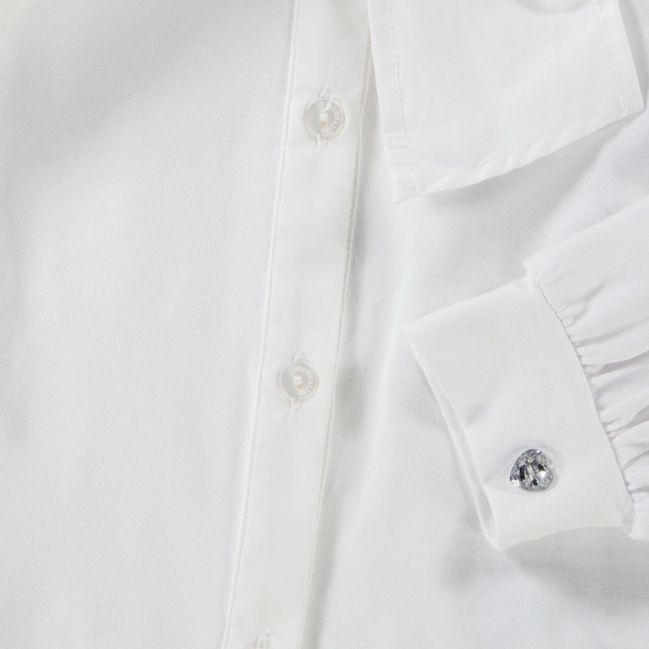 Monnalisa Kids Girls Blouse  Offwhite