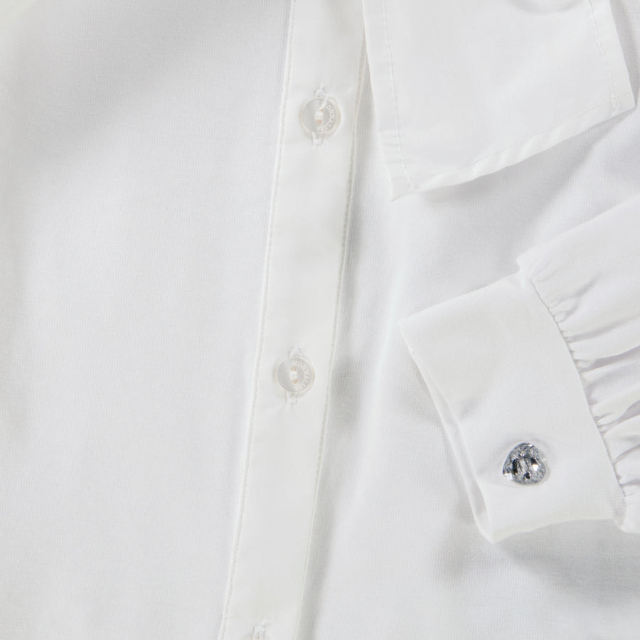 Monnalisa Kids Girls Blouse  Offwhite