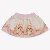 Monnalisa Baby Girls Skirt  Light Pink