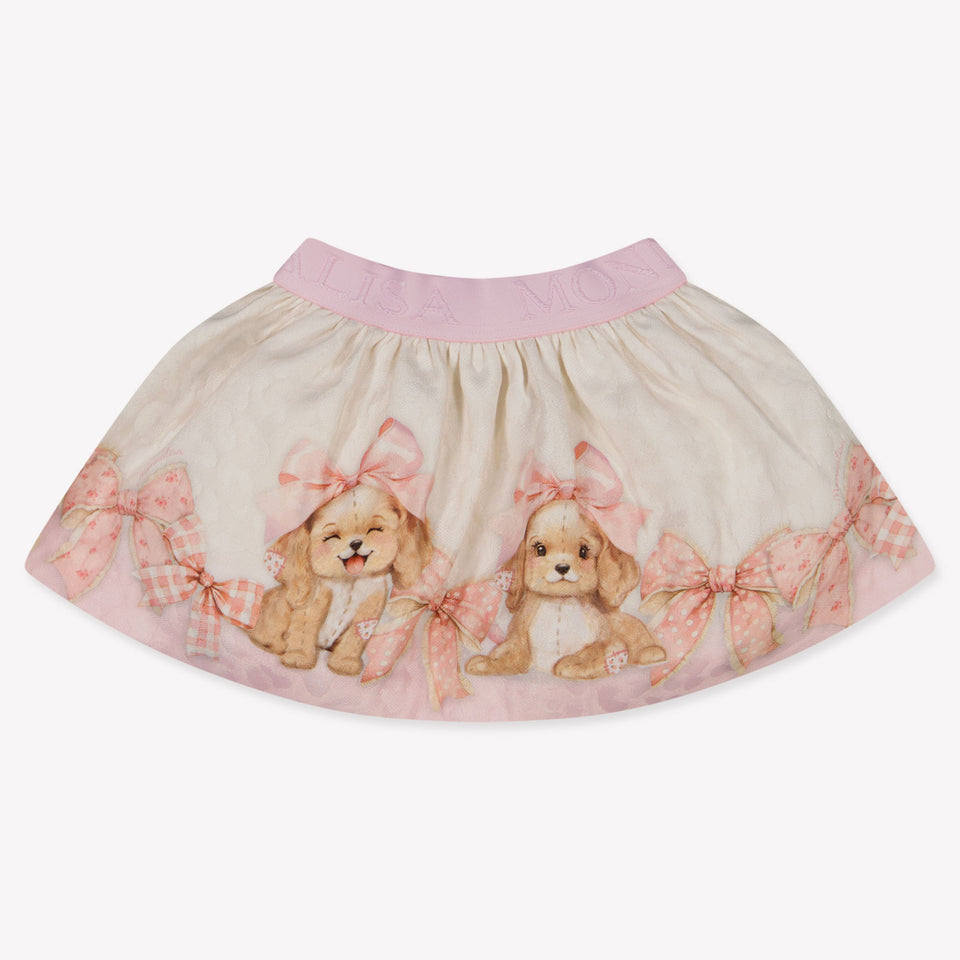 Monnalisa Baby Girls Skirt  Light Pink