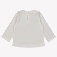 MonnaLisa Baby Meisjes T-Shirt in Off White