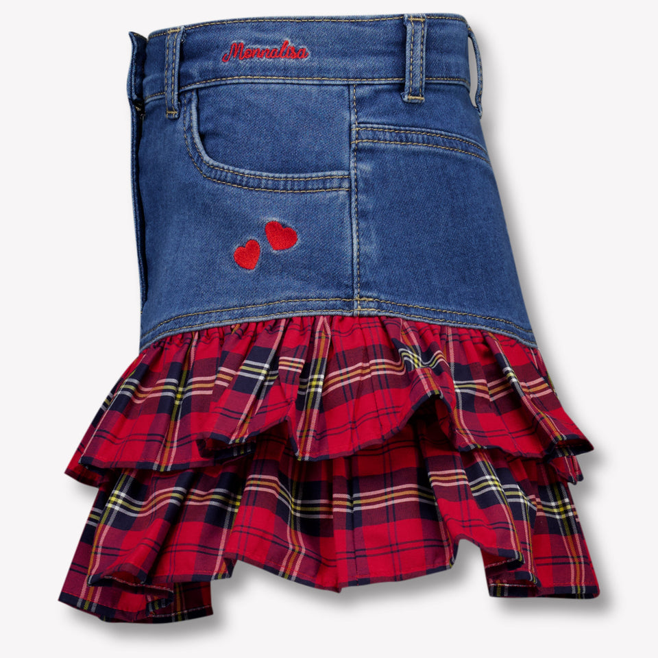MonnaLisa Kinder Meisjes Rokje in Jeans