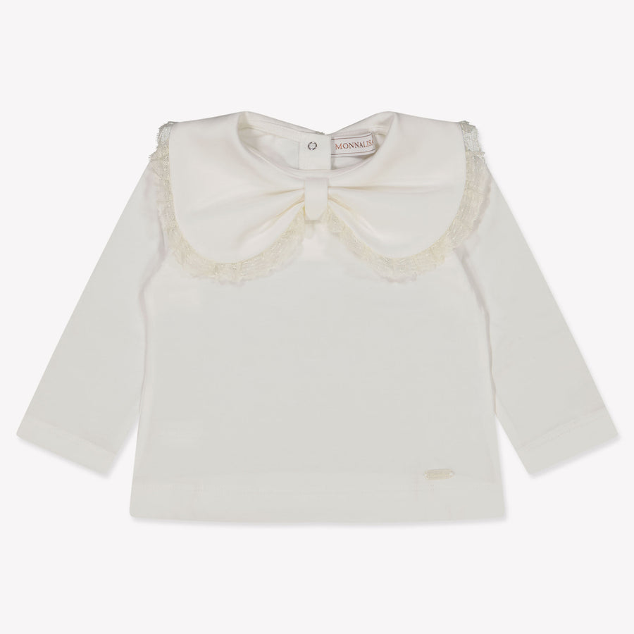 Monnalisa Baby Girls T-Shirt  Offwhite