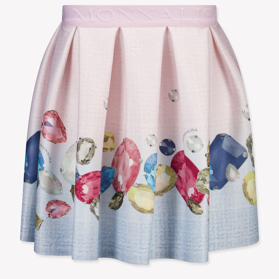 MonnaLisa Kinder Meisjes Rokje in Licht Blauw