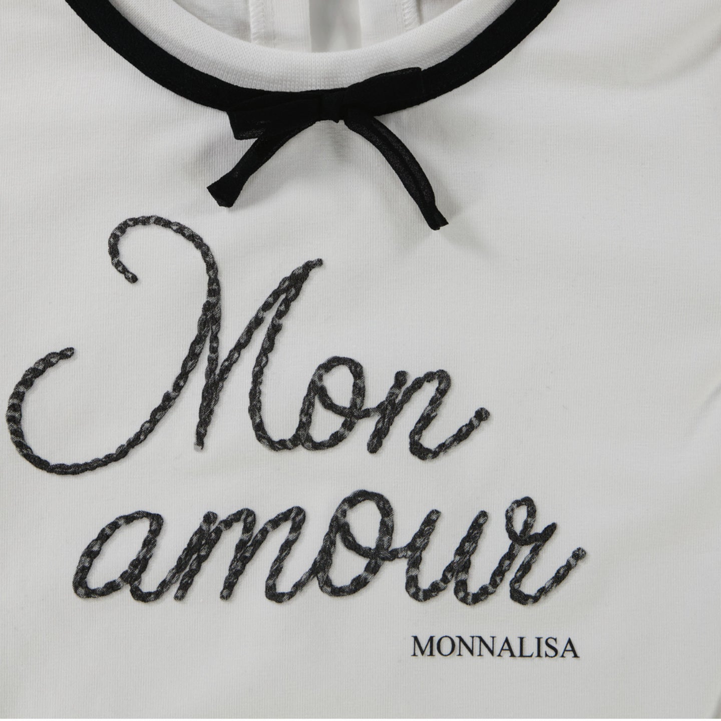 Monnalisa Kids Girls  T-Shirt Offwhite