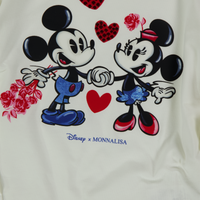 MonnaLisa Kinder Meisjes T-Shirt in Off White