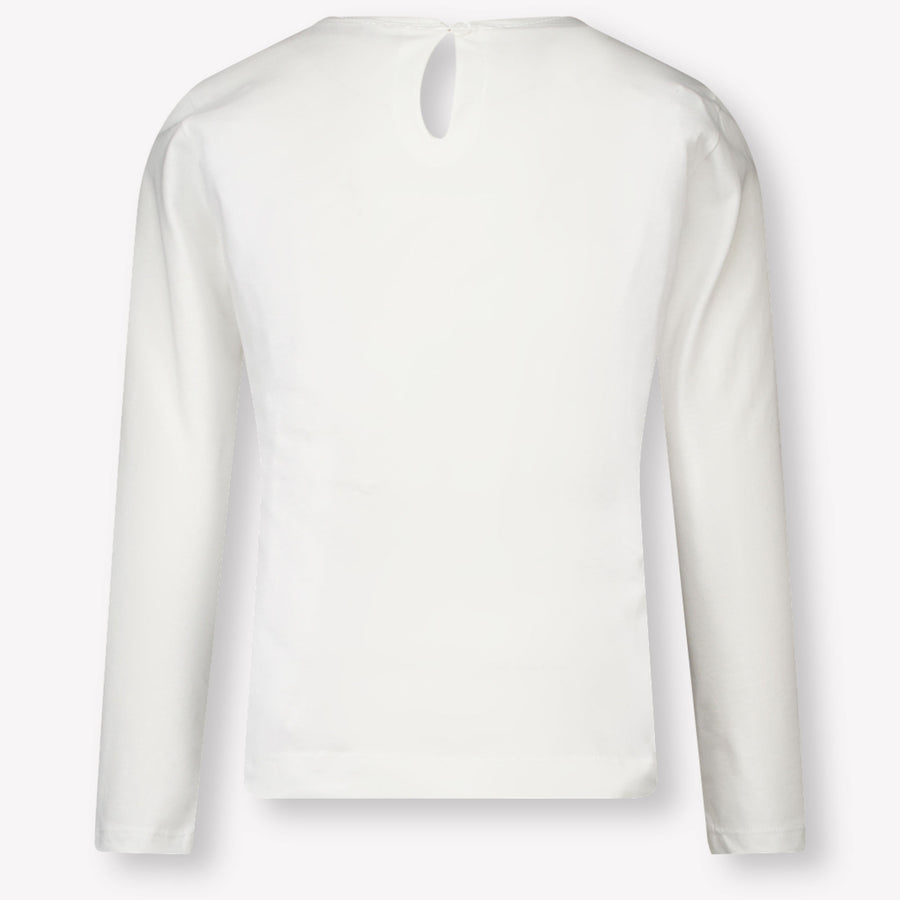 Monnalisa Kids Girls  T-Shirt Offwhite