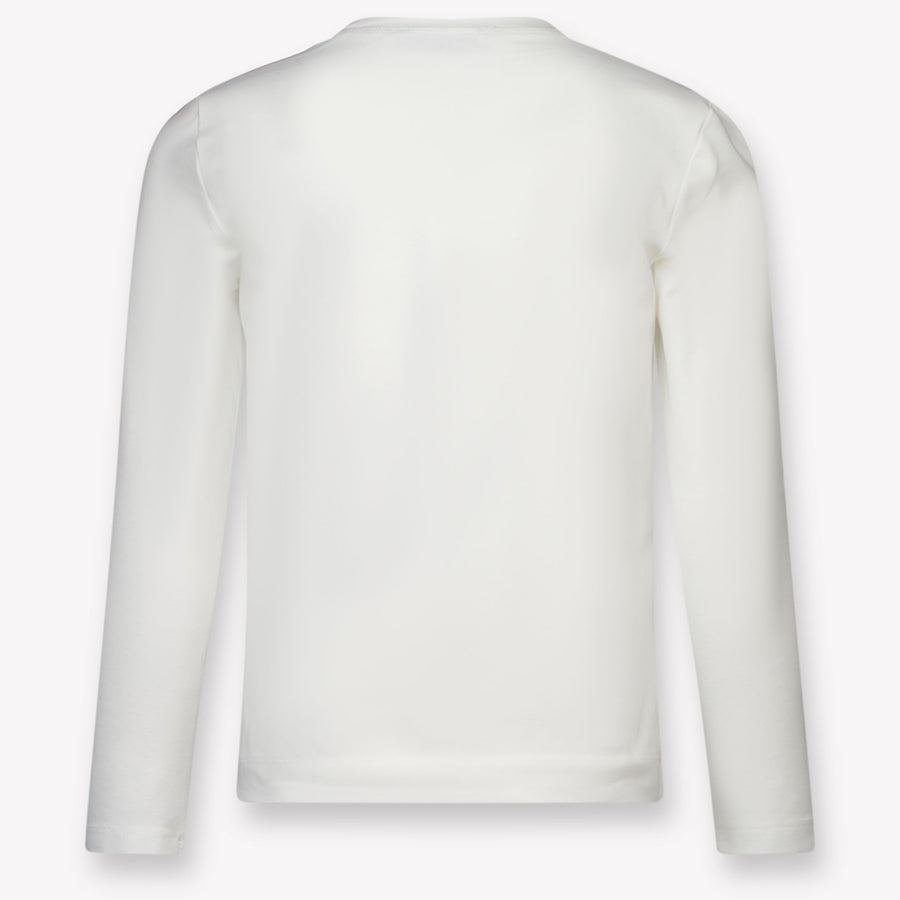 MonnaLisa Kinder Meisjes T-Shirt in Off White
