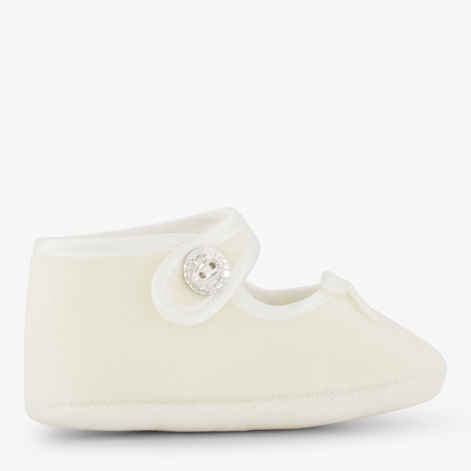 MonnaLisa Baby Meisjes Ballerina in Off White