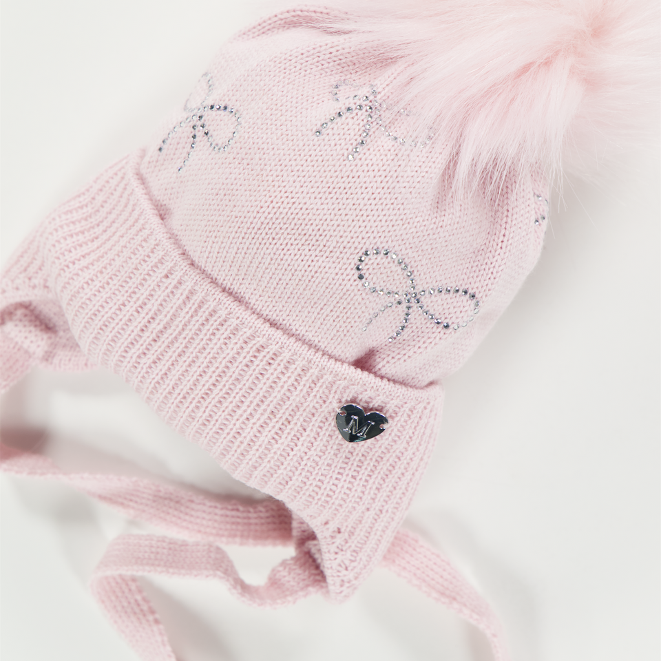 Monnalisa Baby Girls Hat  Light Pink