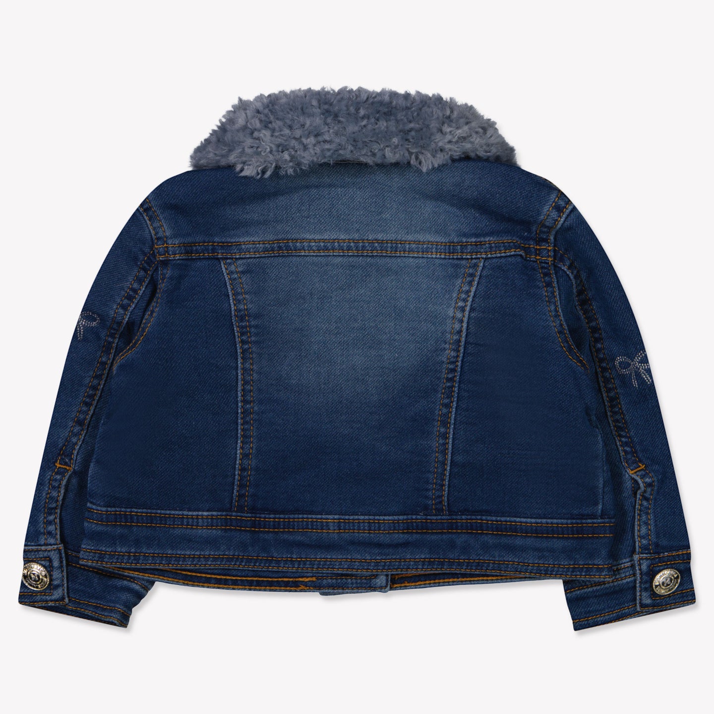MonnaLisa Baby Meisjes Spijkerjassen in Blauw