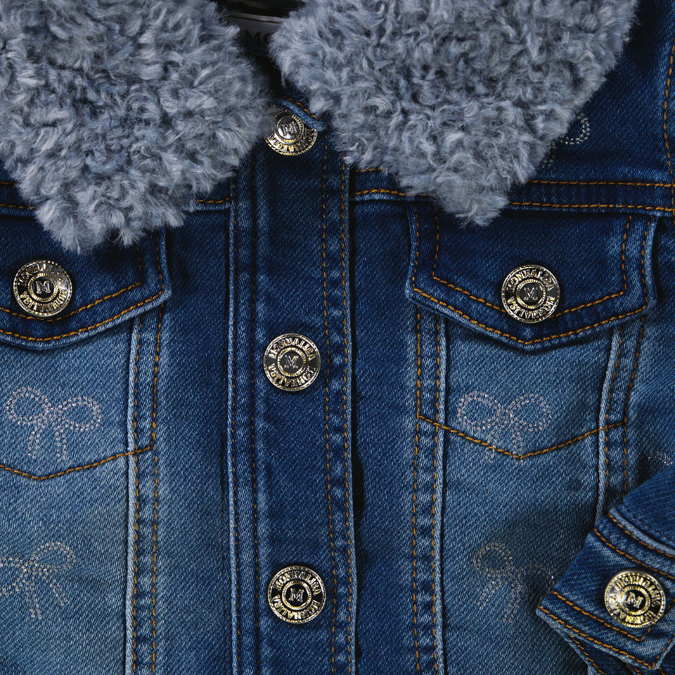 Monnalisa Baby Girls Jackets  Blue