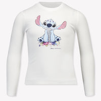 Monnalisa Kids Girls  T-Shirt White