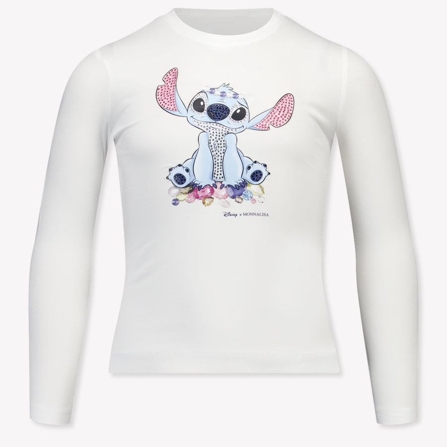 Monnalisa Kids Girls  T-Shirt White