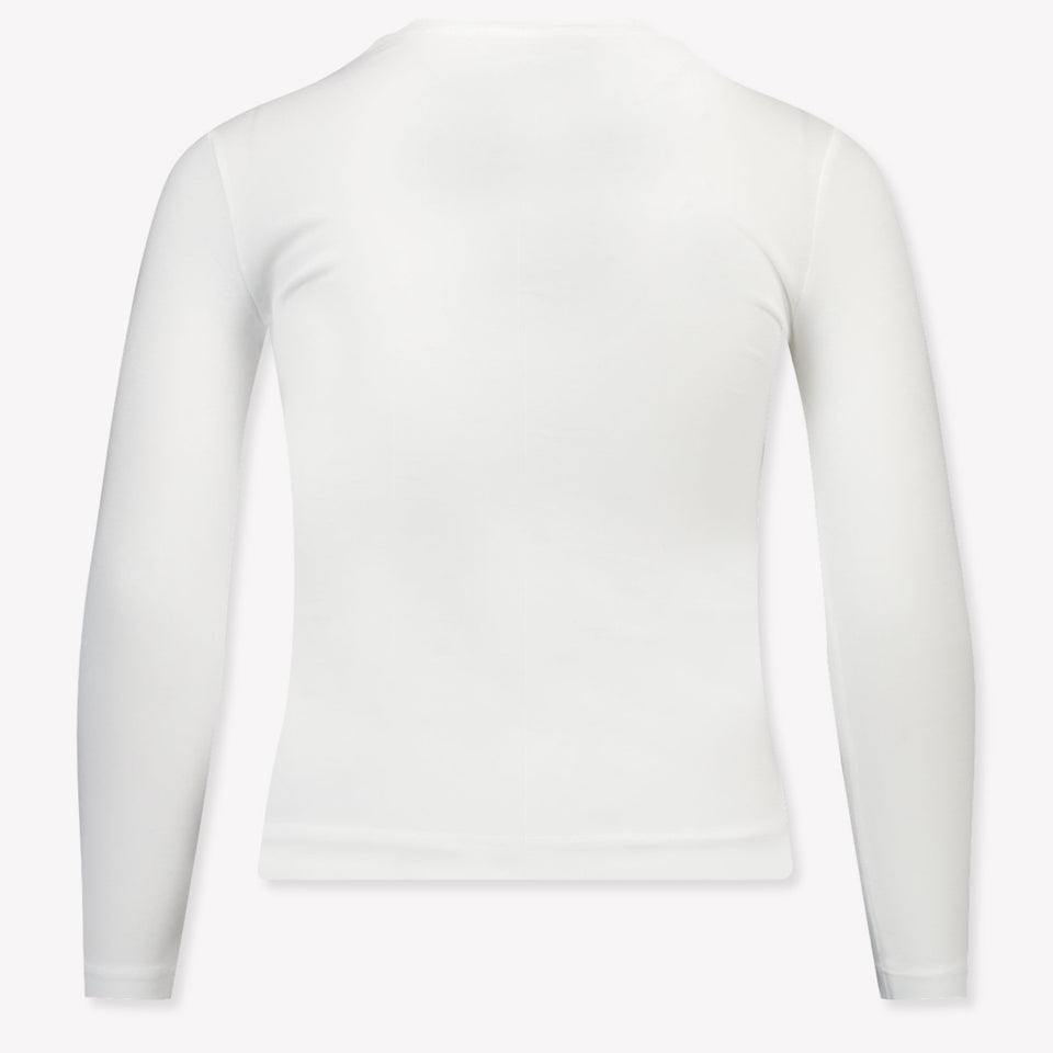 Monnalisa Kids Girls  T-Shirt Offwhite