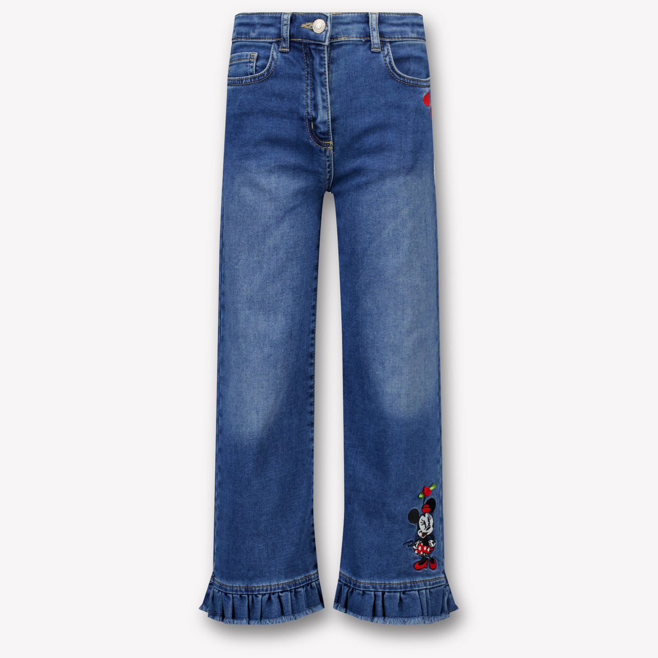 MonnaLisa Kinder Meisjes Jeans in Blauw