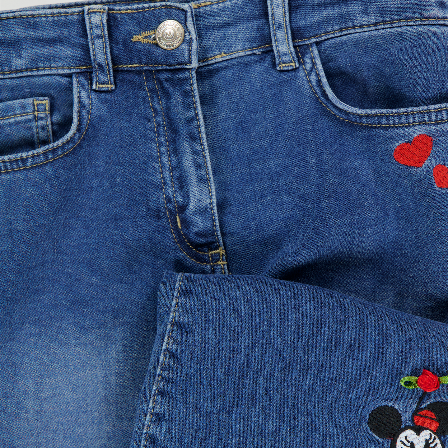 Monnalisa Kids Girls Jeans  Blue