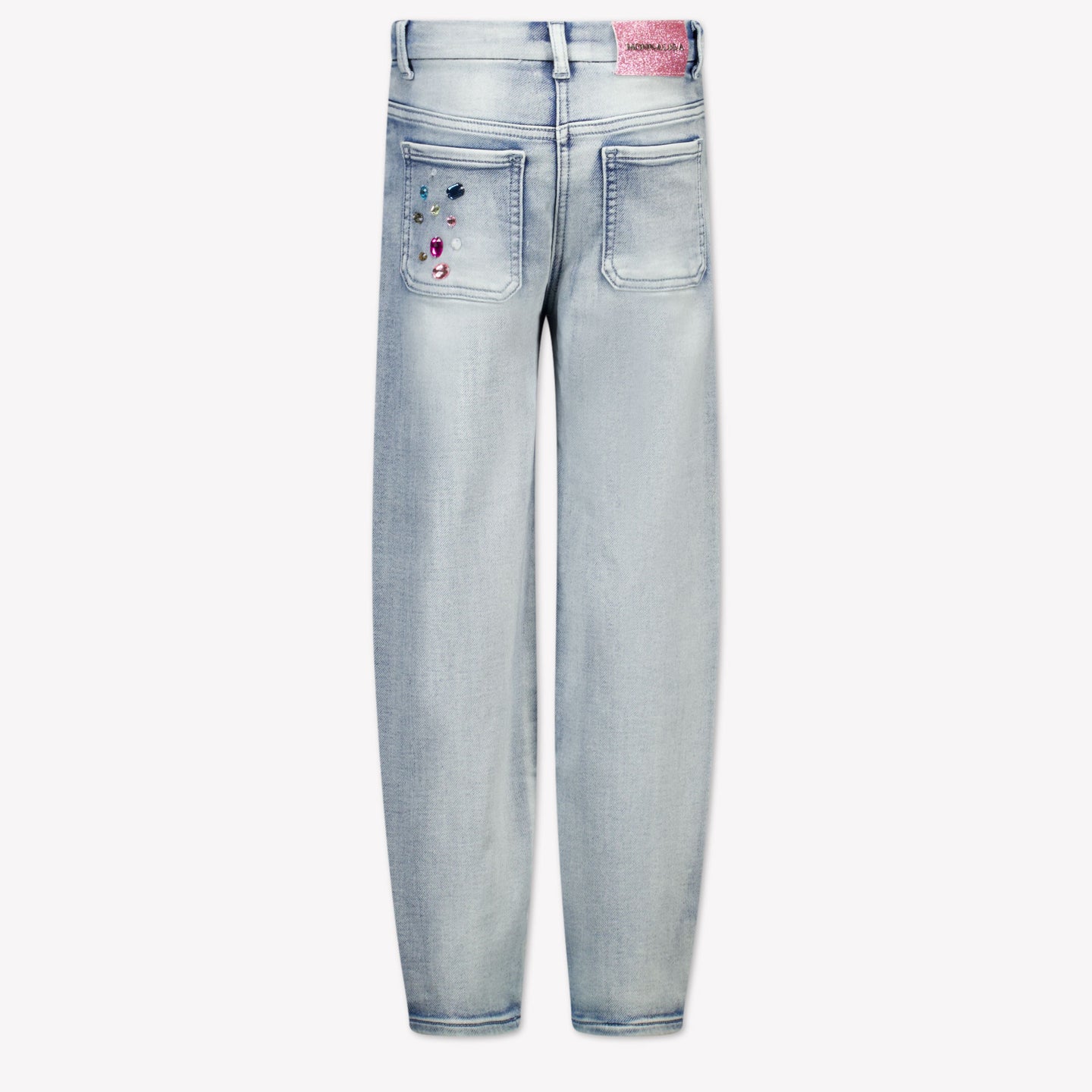 Monnalisa Kids Girls Jeans  Light Blue