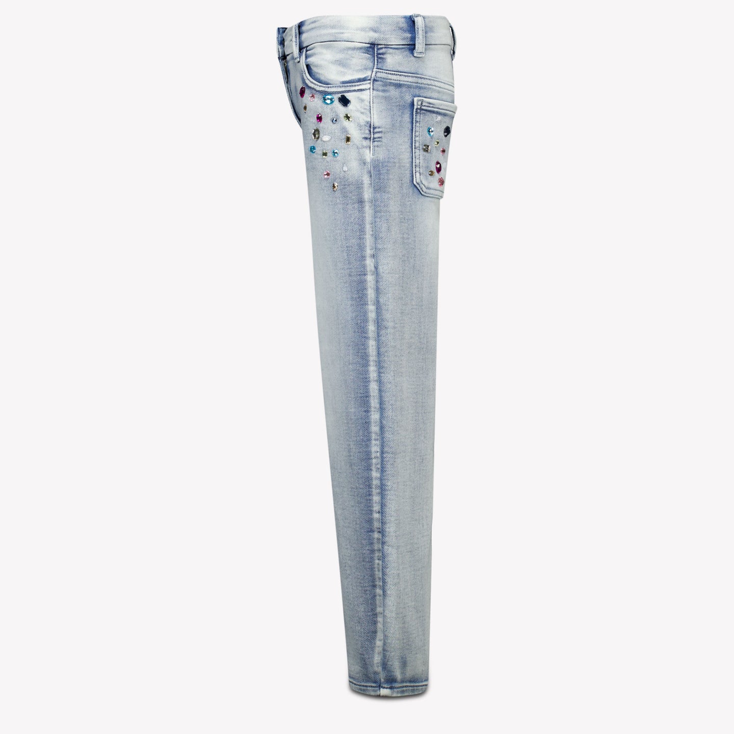 Monnalisa Kids Girls Jeans  Light Blue