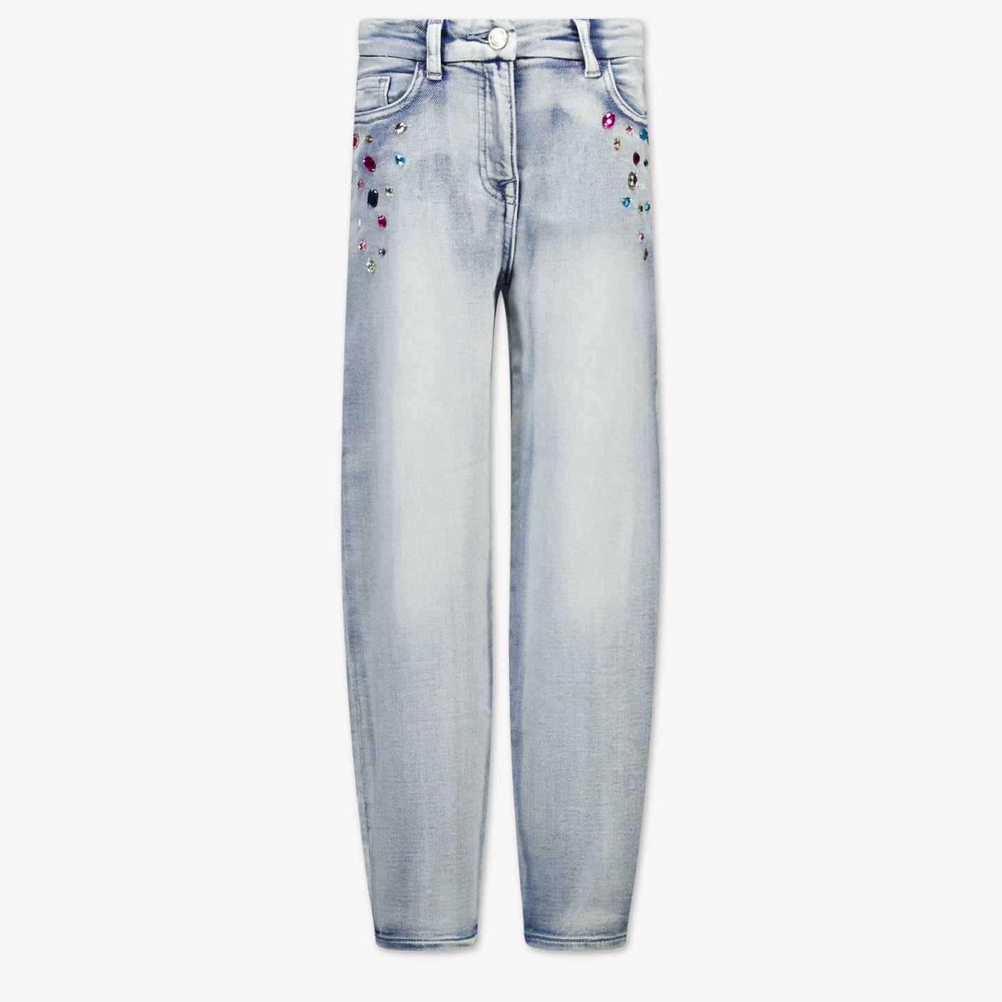 Monnalisa Kids Girls Jeans  Light Blue