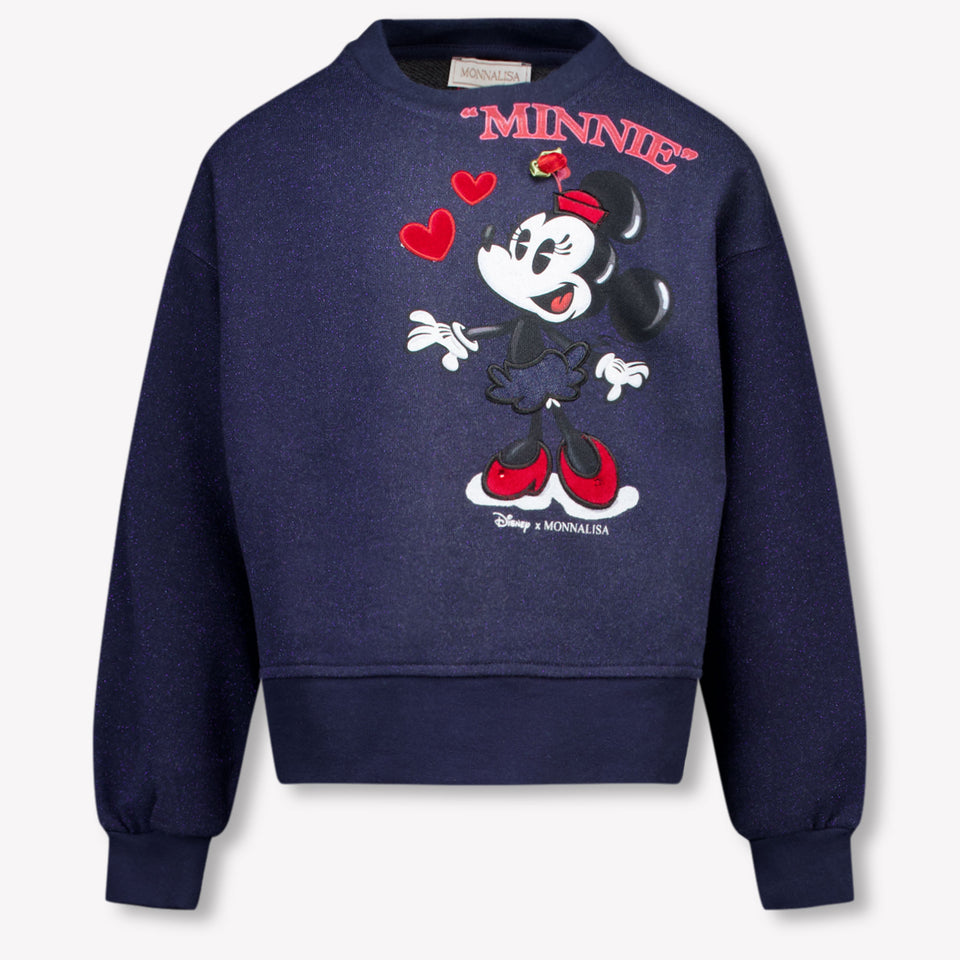 MonnaLisa Kinder Meisjes Trui in Navy