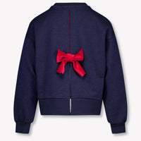 Monnalisa Kids Girls Sweater Navy