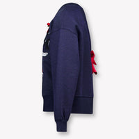 Monnalisa Kids Girls Sweater Navy