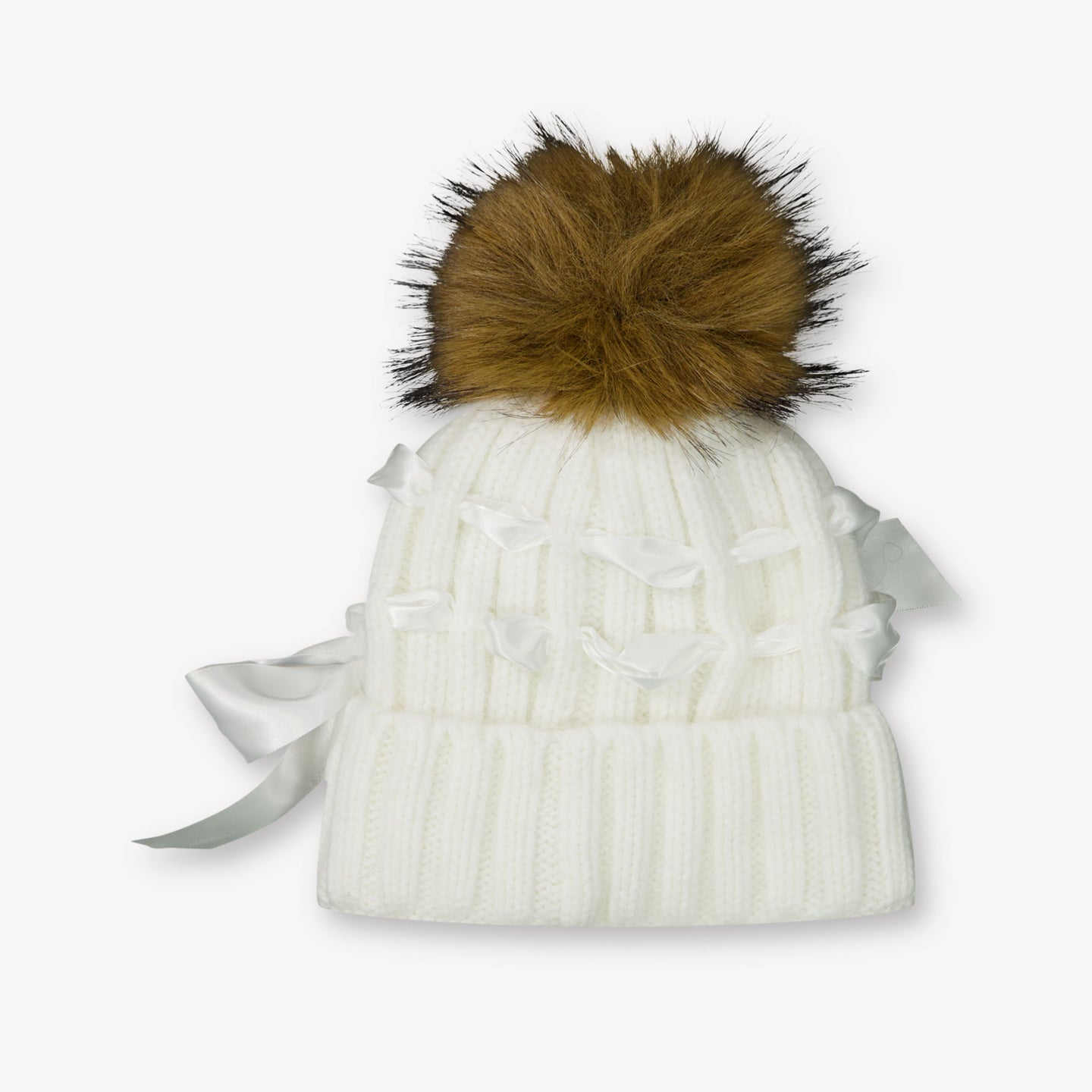 MonnaLisa Kinder Meisjes Muts in Off White