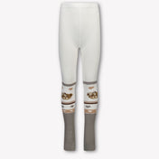 MonnaLisa Kinder Meisjes Maillot in Off White