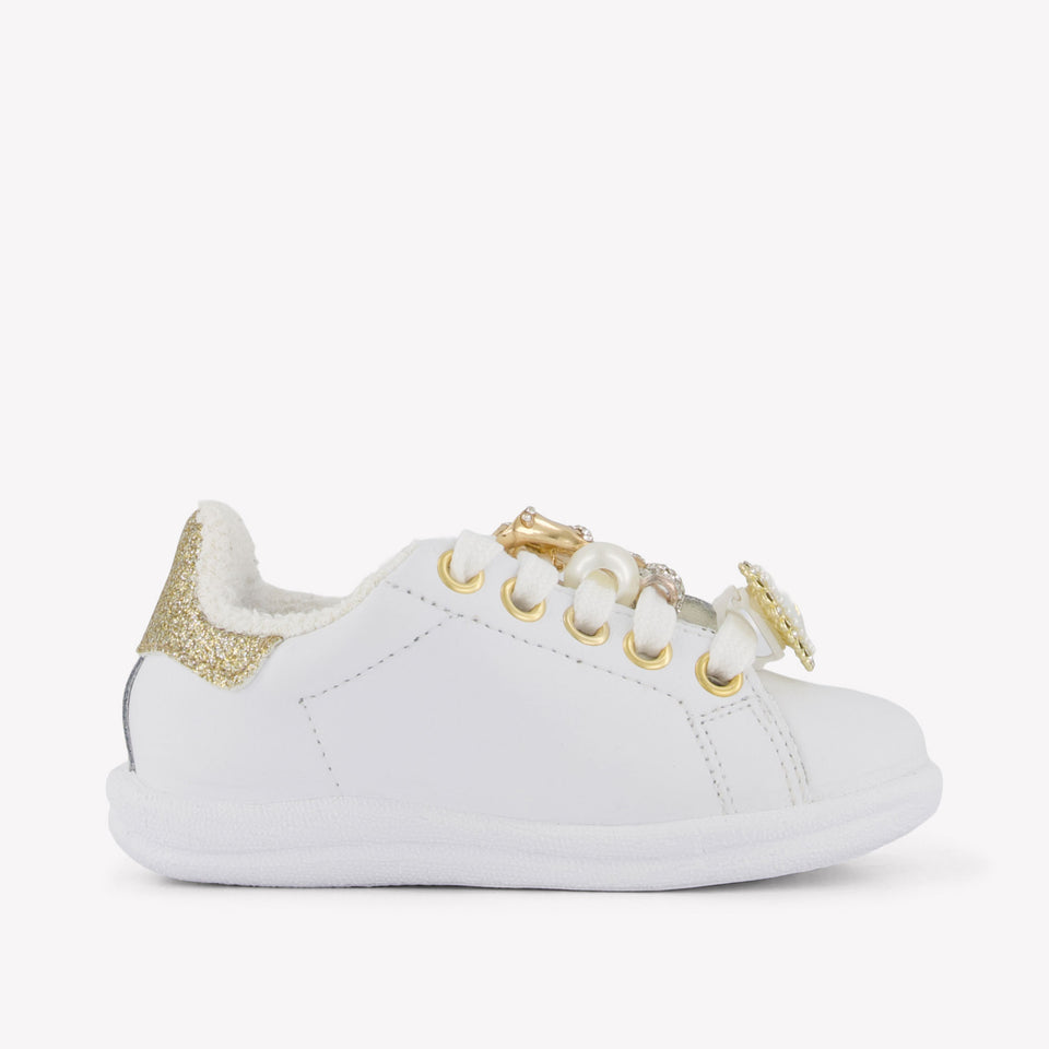 Monnalisa Girls Sneakers  White