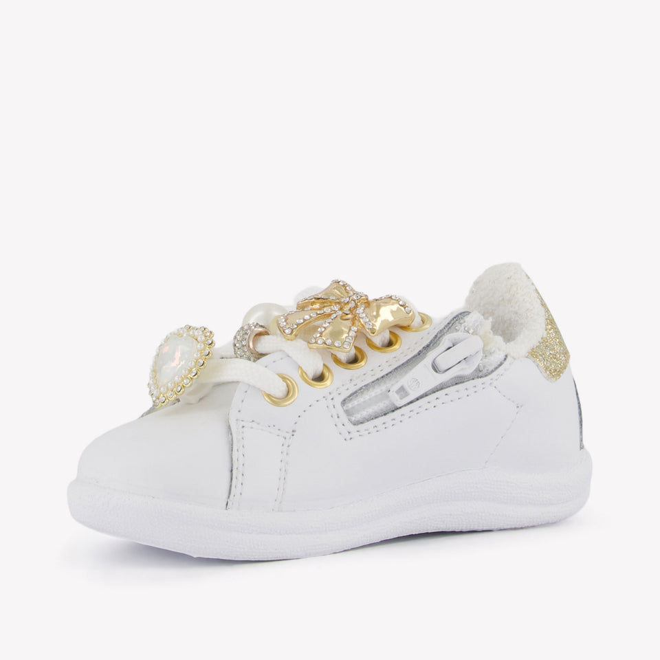 Monnalisa Girls Sneakers  White