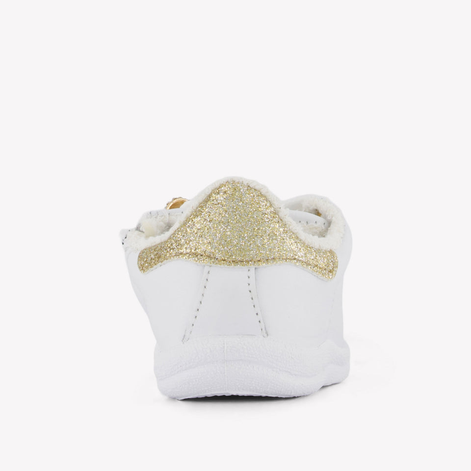 Monnalisa Girls Sneakers  White