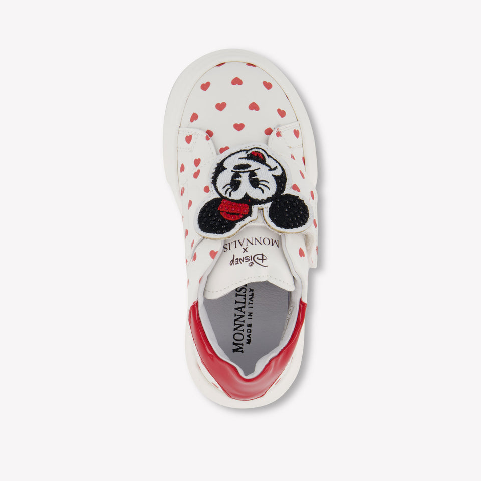MonnaLisa Meisjes Sneakers in Wit