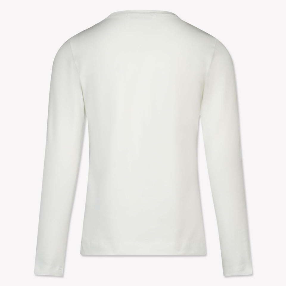 Monnalisa Kids Girls  T-Shirt Offwhite