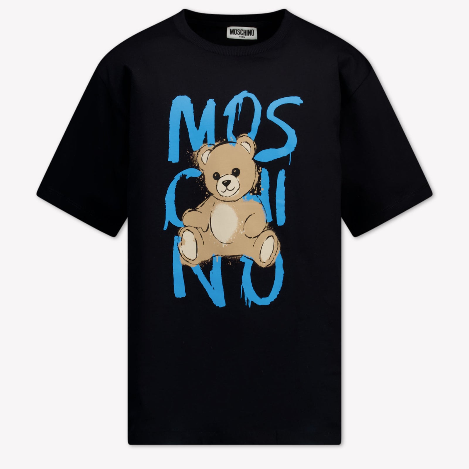 Moschino Kids Unisex T-shirt in Black