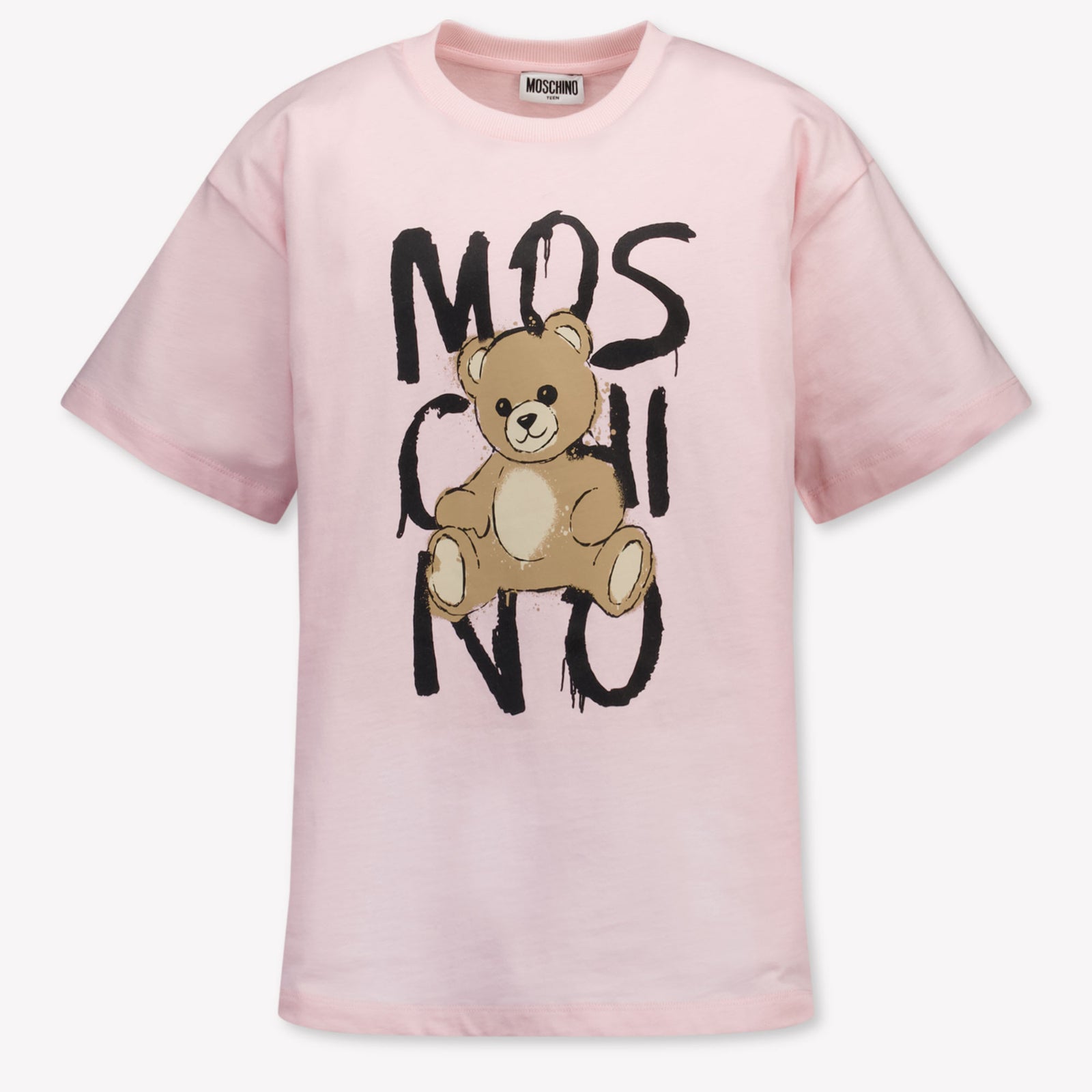 Moschino Kids Unisex T-shirt in Light Pink