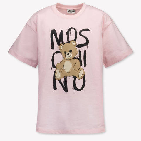 Moschino Kids Unisex T-shirt in Light Pink