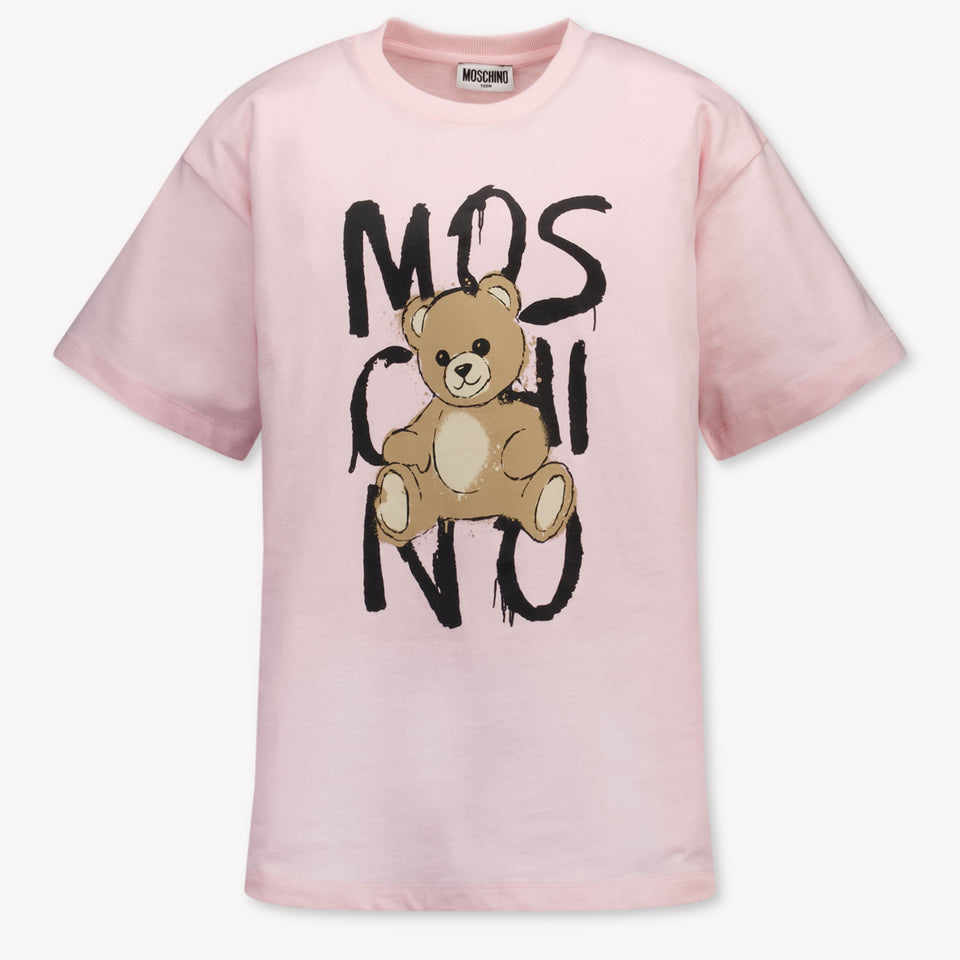 Moschino Kids Unisex T-shirt in Light Pink