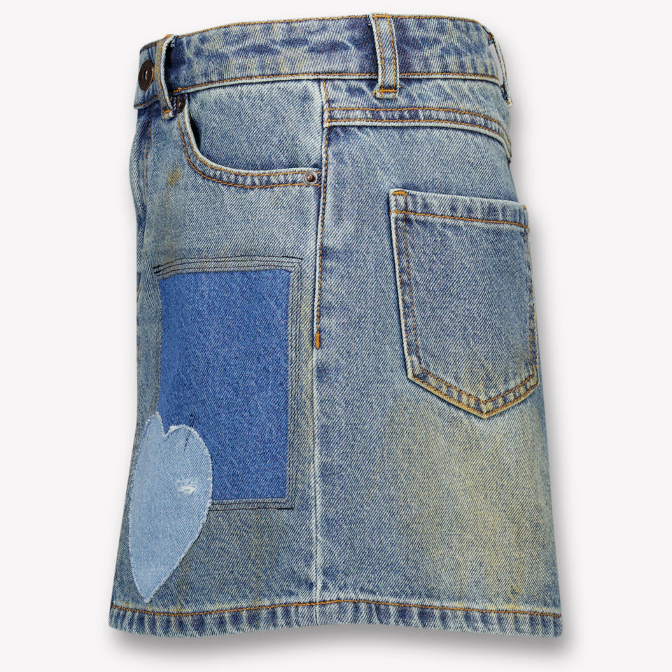Moschino Kinder Meisjes Rokje In Jeans