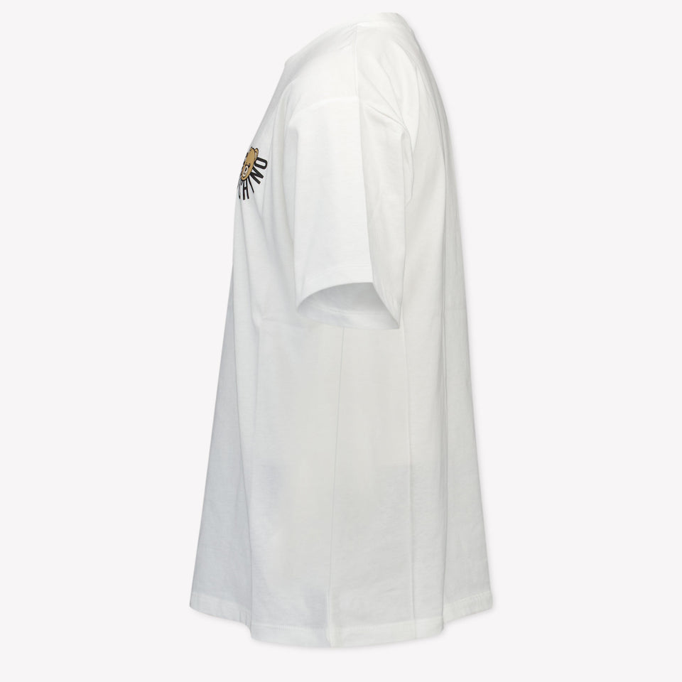 Moschino Kids Unisex T-shirt in OffWhite