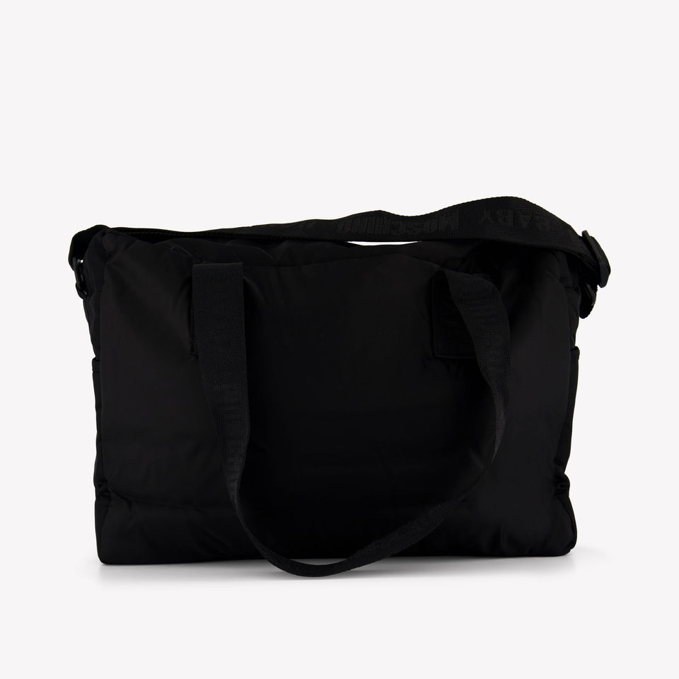 Moschino Baby Unisex Diaper Bag  Black