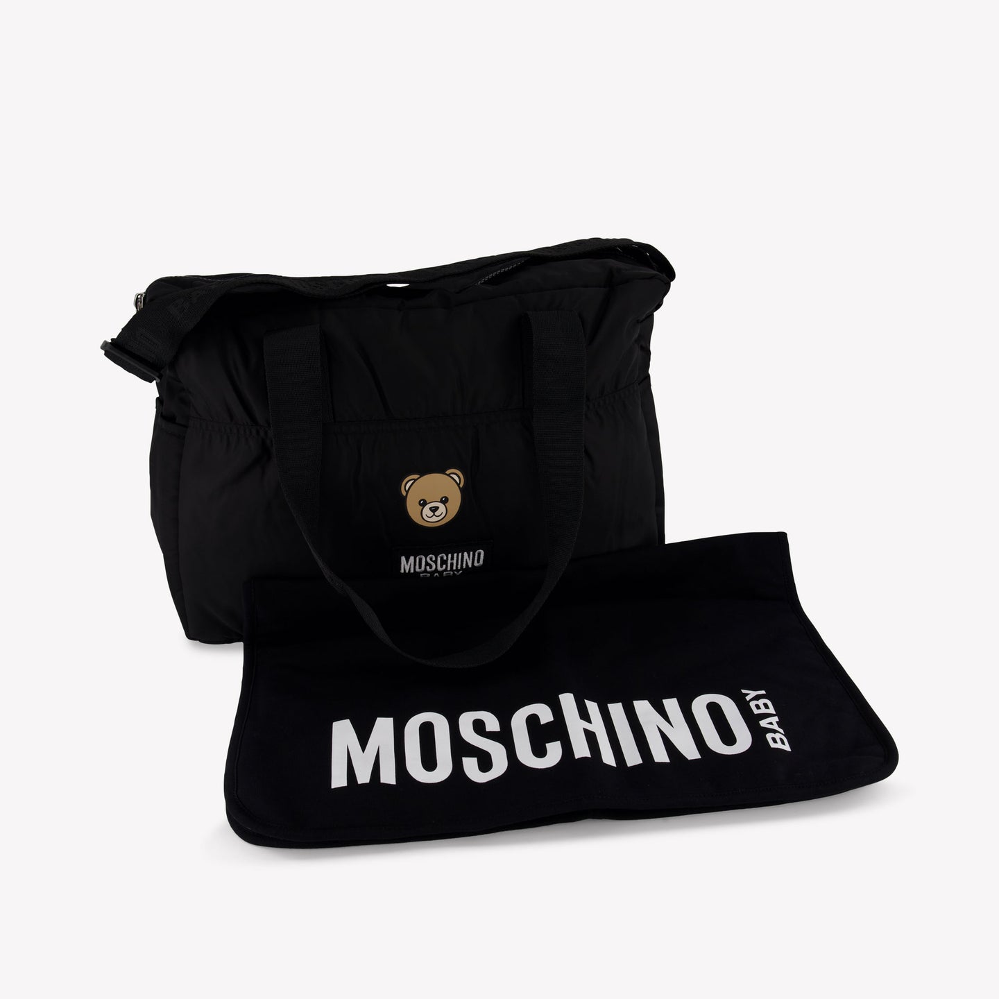 Moschino Baby Unisex Diaper Bag  Black
