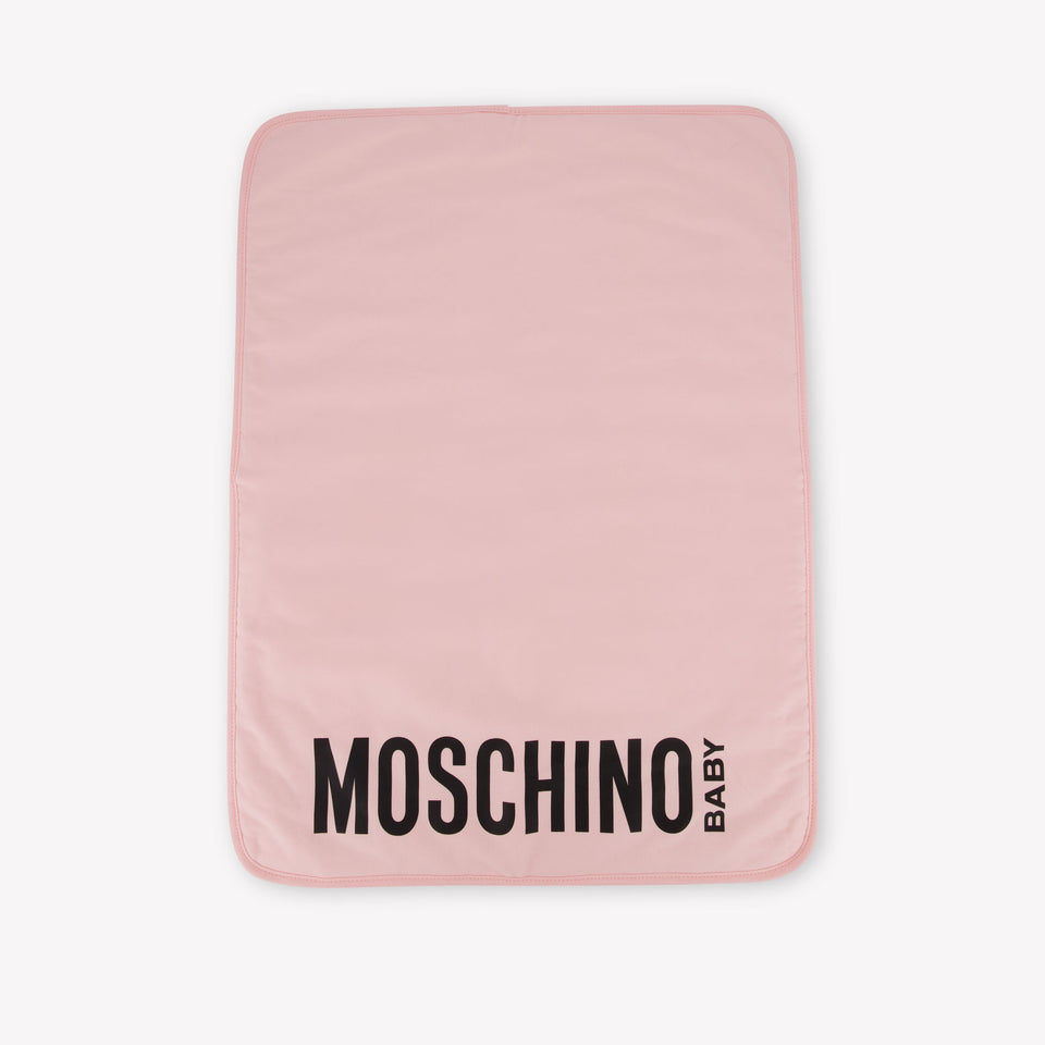 Moschino Baby Unisex Diaper Bag  Light Pink