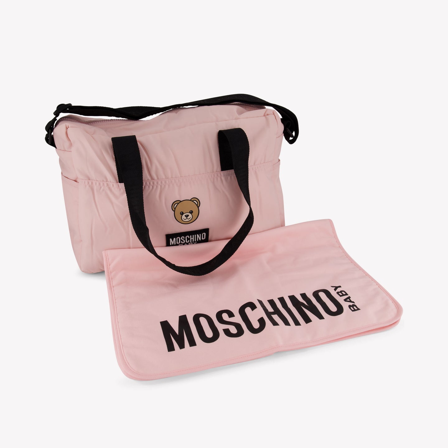 Moschino Baby Unisex Diaper Bag  Light Pink