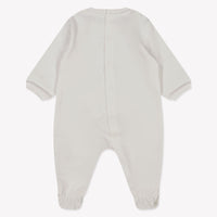 Moschino Baby Unisex Playsuit  White