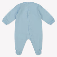 Moschino Baby Unisex Playsuit  Light Blue