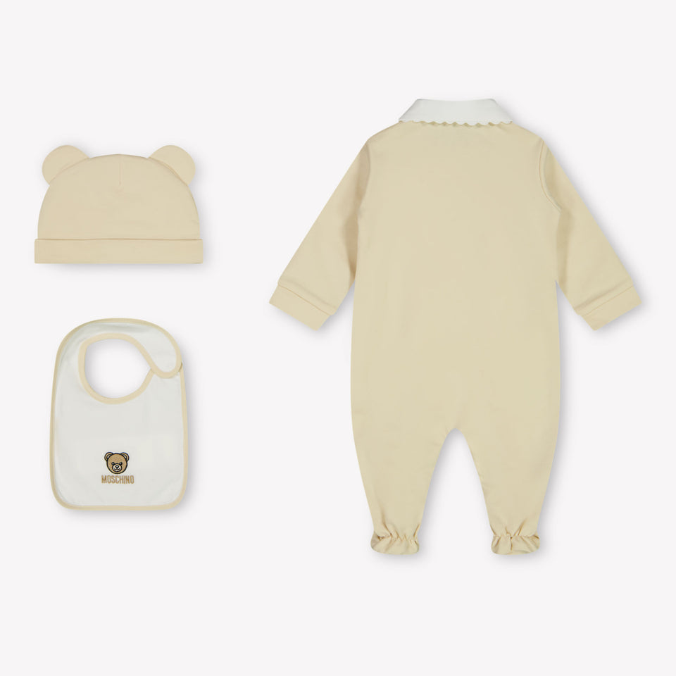 Moschino Baby Girls Playsuit  Light Beige