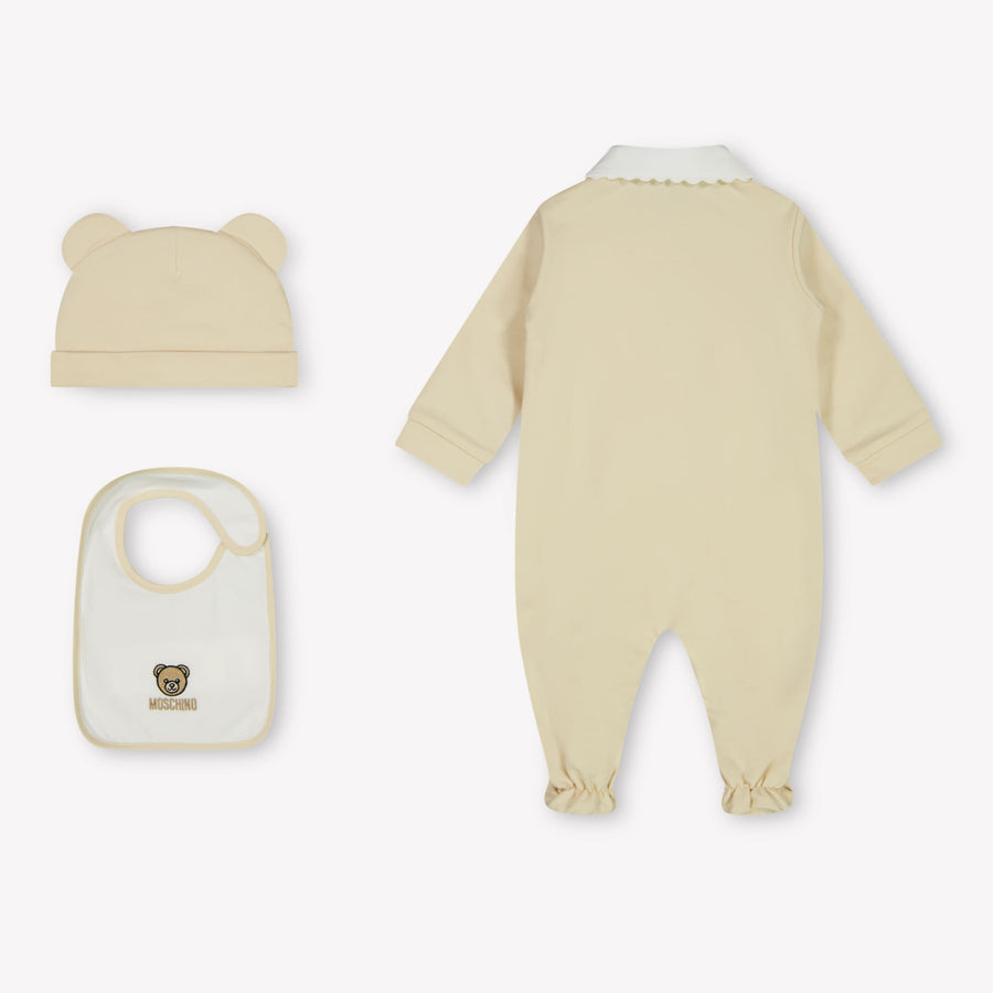 Moschino Baby Girls Playsuit  Light Beige