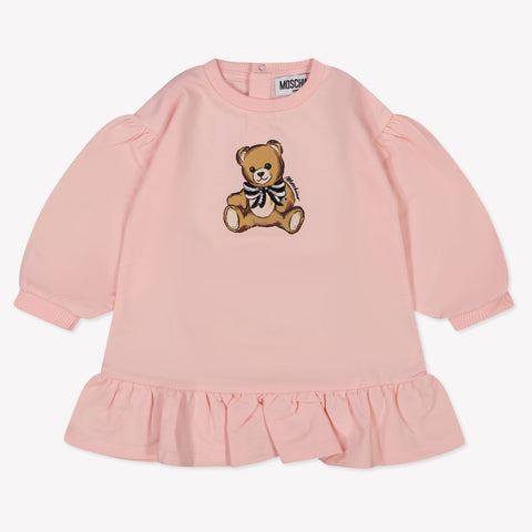 Moschino Baby Meisjes Jurk In Licht Roze