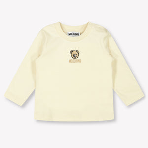 Moschino Baby Unisex T-Shirt  Light Beige